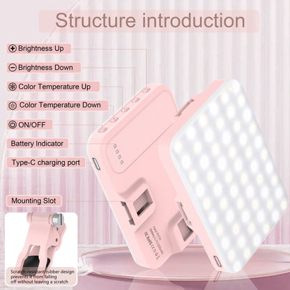 LED Selfie Light Mobile Phone