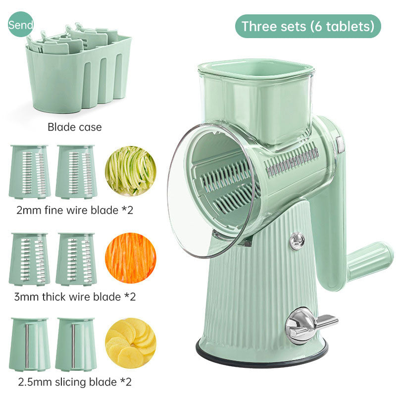 Kitchen Multifunction Grater Slicer Hand Roller Stormvegetable Cutter for Household