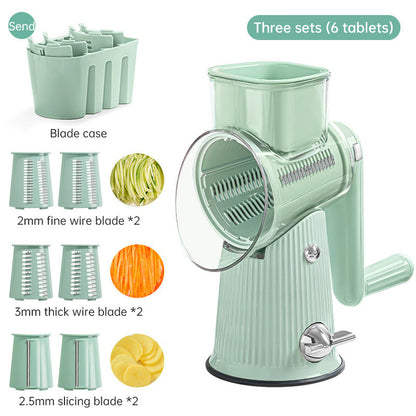 Kitchen Multifunction Grater Slicer Hand Roller Stormvegetable Cutter for Household